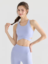 Yomoment LYCRA® スポーツブラ 背中開き ハイサポート 防振 ランニング ジム