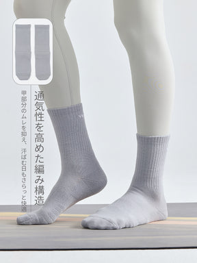 アーチサポート クッション クルーソックス ヨガ ピラティス用