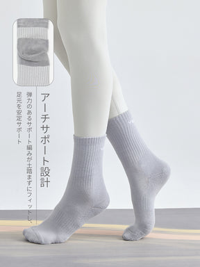 アーチサポート クルーソックス クッションソックス