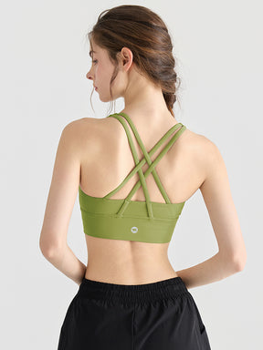 スポーツブラ バックダブルクロス 背中見せ