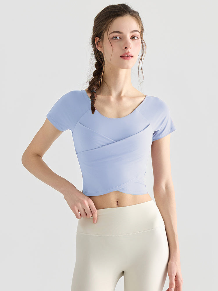 フロント交差 半袖