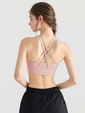 スポーツブラ バックダブルクロス 背中見せ