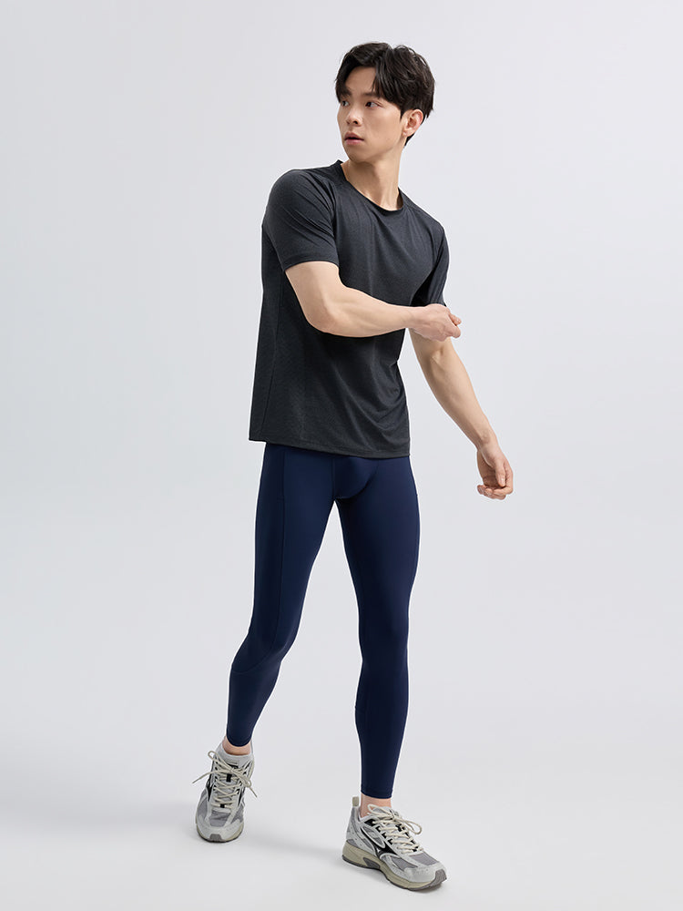 Yomoment スポーツタイツ メンズ レギンス トレーニング用 吸汗速乾 ランニング ジム 筋トレ