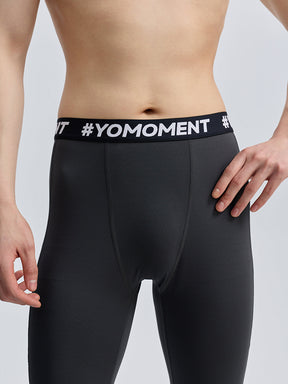 Yomoment メンズ ランニング レギンス トレーニングウェア スポーツタイツ ジム 筋トレ フィットネス 吸汗速乾