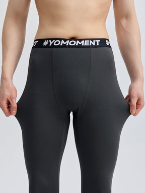 Yomoment メンズ ランニング レギンス トレーニングウェア スポーツタイツ ジム 筋トレ フィットネス 吸汗速乾