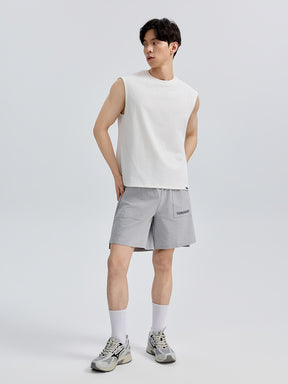 Yomoment ショートパンツ メンズ 4分丈 ポケット付き 軽量 吸汗速乾 快適