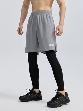 Yomoment メンズ アクティブムーヴ ショートパンツ 軽量 吸汗速乾 快適 動きやすい