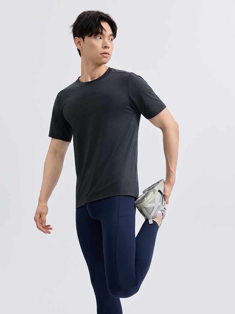 Yomoment メンズ 半袖Tシャツ 無地 シンプル カジュアル スポーツTシャツ 着回しやすい 男性用