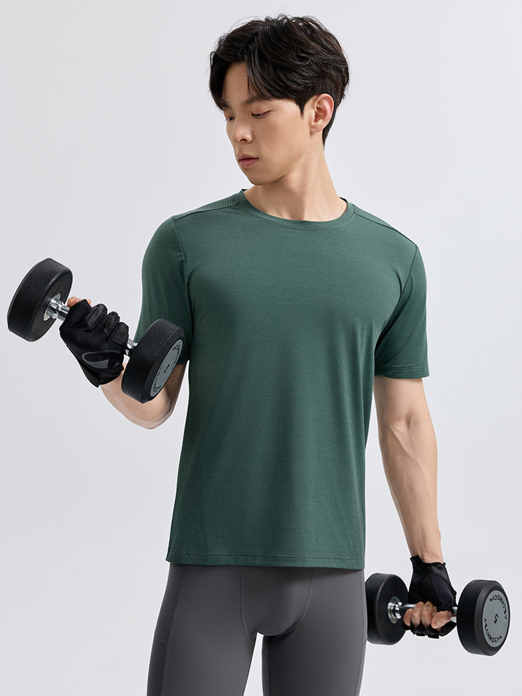 Yomoment メンズ 半袖Tシャツ 無地 シンプル カジュアル スポーツTシャツ 着回しやすい 男性用