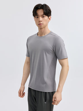 Yomoment メンズ 半袖Tシャツ 無地 シンプル カジュアル スポーツTシャツ 着回しやすい 男性用