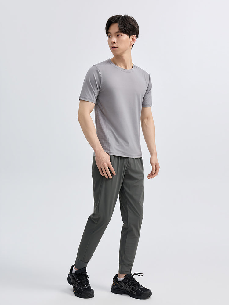 Yomoment メンズ 半袖Tシャツ 無地 シンプル カジュアル スポーツTシャツ 着回しやすい 男性用