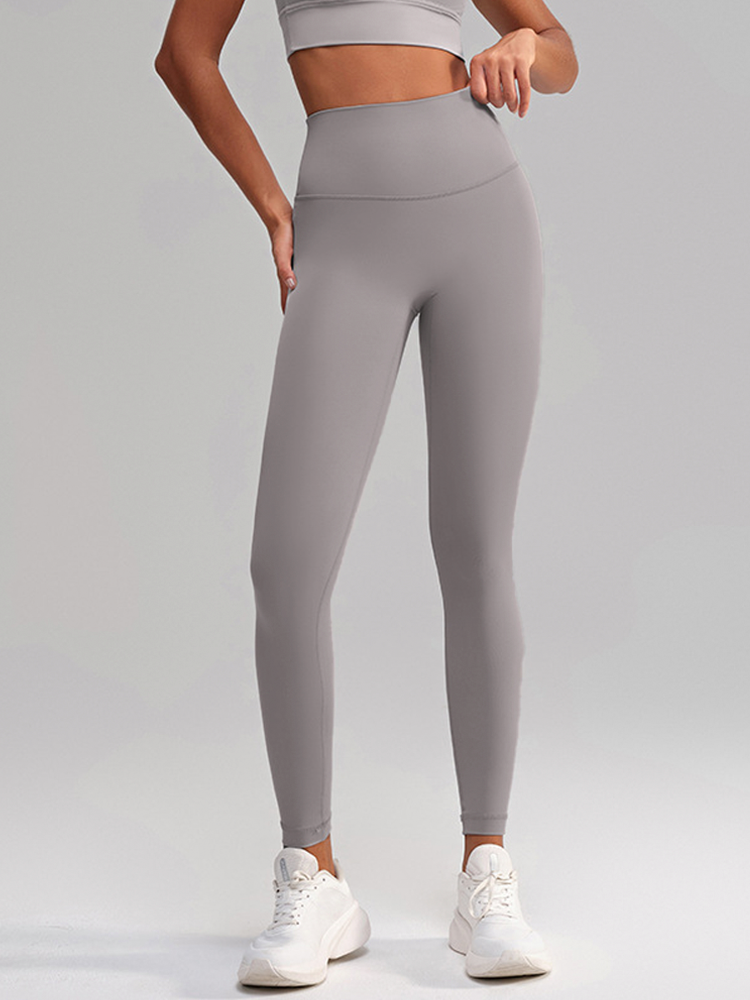 Yomoment レディース ハイウエスト LYCRA®素材 ヒップアップ ヨガレギンス 高伸縮