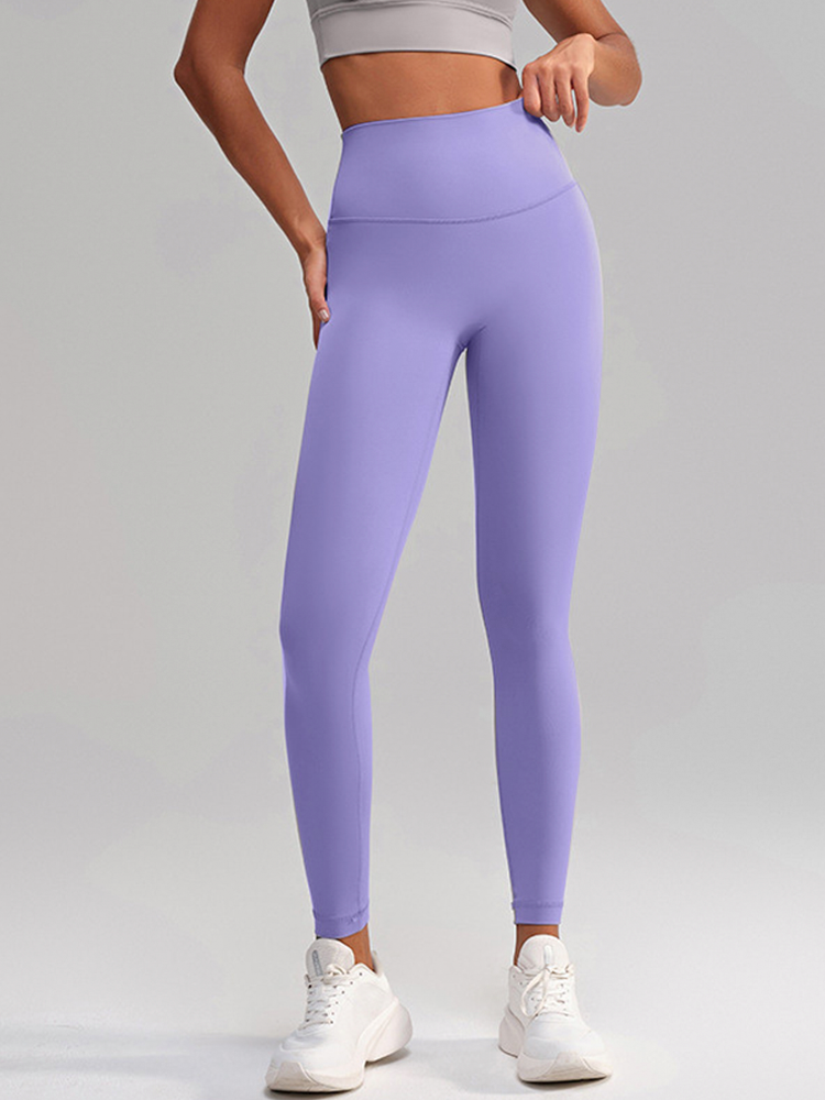 Yomoment レディース ハイウエスト LYCRA®素材 ヒップアップ ヨガレギンス 高伸縮
