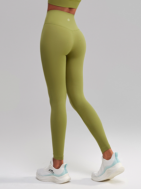 Yomoment レディース ハイウエスト LYCRA®素材 ヒップアップ ヨガレギンス 高伸縮