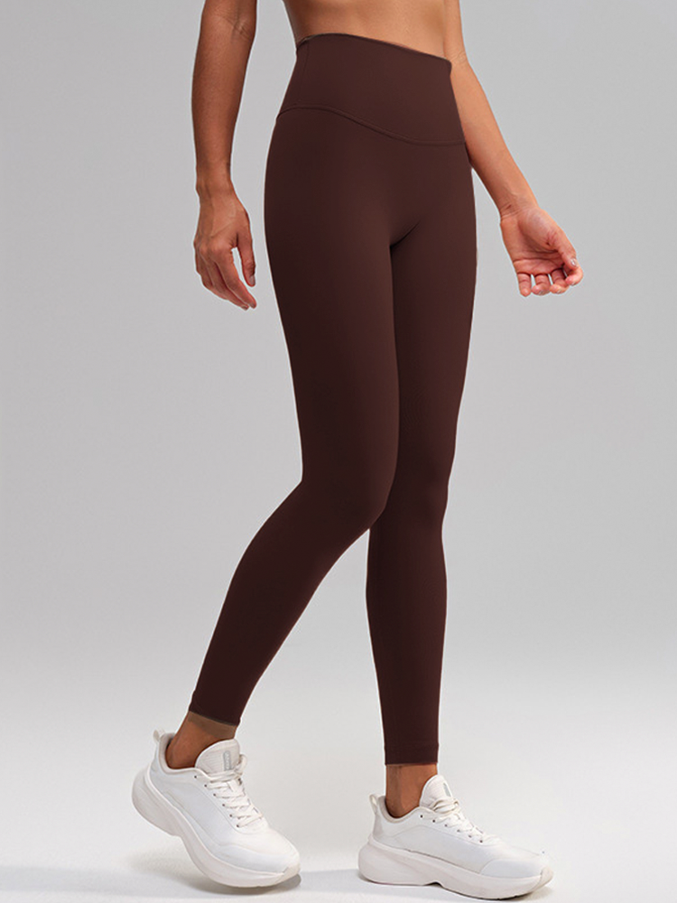Yomoment レディース ハイウエスト LYCRA®素材 ヒップアップ ヨガレギンス 高伸縮