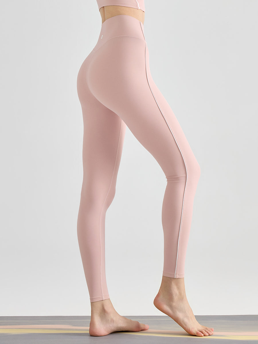 ピーチタッチ加工 ヒップアップ ハイウエスト美脚 ヨガレギンス