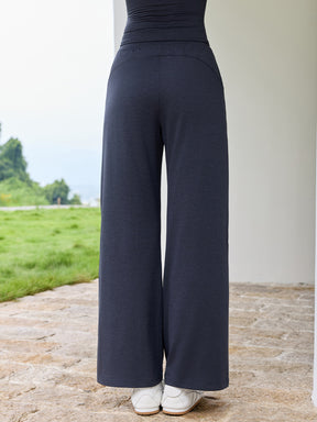 ドローストリング UVカット ストレートパンツ