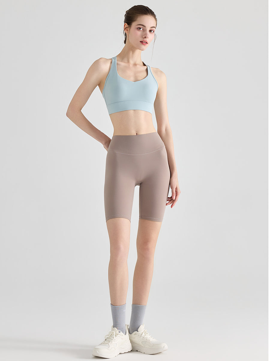 Yomoment YoFlex™ スポーツブラ レディース クロスバック 美背ブラ 吸汗速乾 脇高 ハイサポート 高品質素材