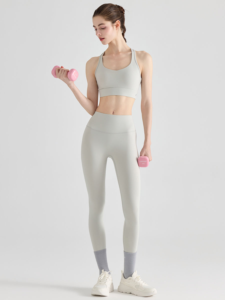 Yomoment YoFlex™ スポーツブラ レディース クロスバック 美背ブラ 吸汗速乾 脇高 ハイサポート 高品質素材
