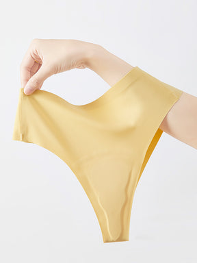 Yomoment Tバック ヨガ用 シームレスショーツ 抗菌加工 クロッチパッド付き 響きにくい