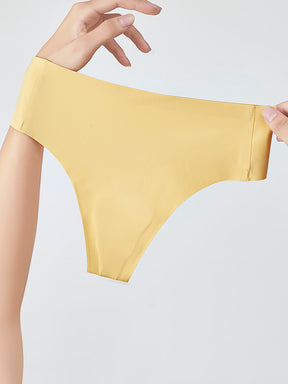 Yomoment Tバック ヨガ用 シームレスショーツ 抗菌加工 クロッチパッド付き 響きにくい