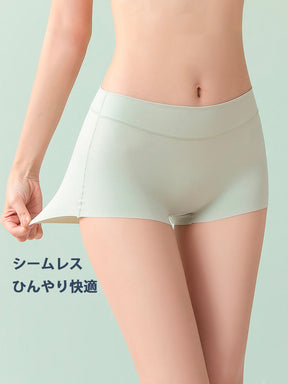 シームレスボクサーパンツ レディース ペチコートパンツ 軽量  下着
