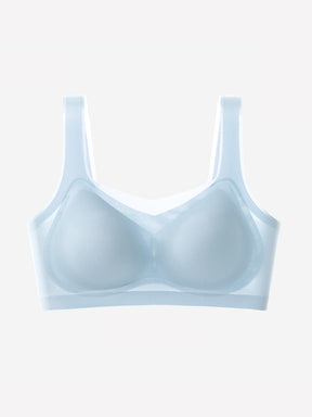 レディース ブラトップ 極薄 軽量 涼感 通気性抜群 シームレス 夏用インナー