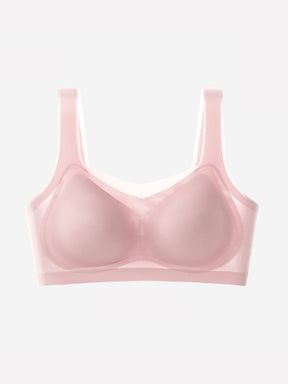 レディース ブラトップ 極薄 軽量 涼感 通気性抜群 シームレス 夏用インナー