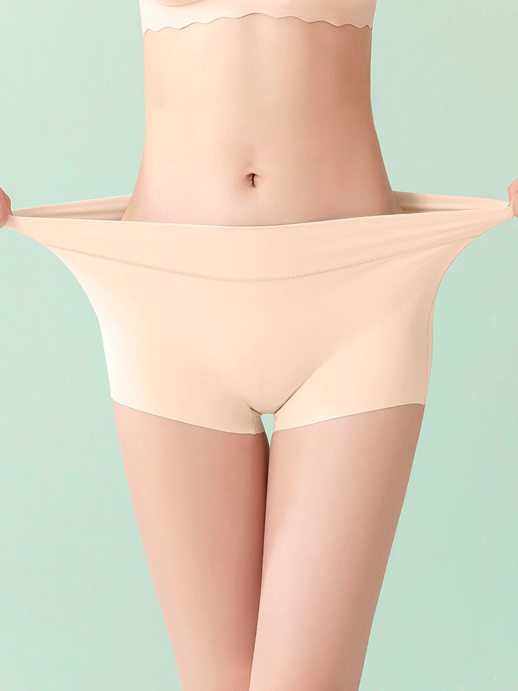 シームレスボクサーパンツ レディース ペチコートパンツ 軽量  下着