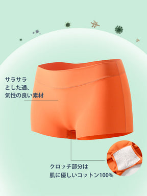 シームレスボクサーパンツ レディース ペチコートパンツ 軽量  下着